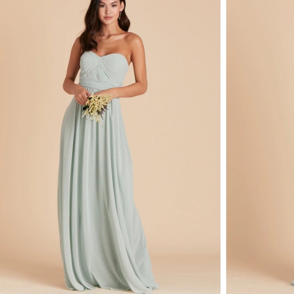 Birdy Grey Grace Convertible Bridesmaid Dress Sage Size Small New With Tags